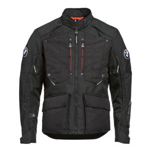 BMW motorcykeljacka, herrjacka, motorcykelutrustning för touring, vattentät motorcykelutrustning, svart Adventure Dry Touring-jacka