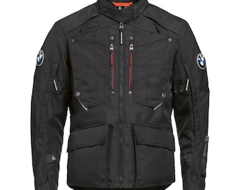 BMW Motorcycle Jacket, Men’s Riding Jacket, Motorbike Touring Gear, Waterproof Motorcycle Gear, Black Adventure Dry Touring Jacket