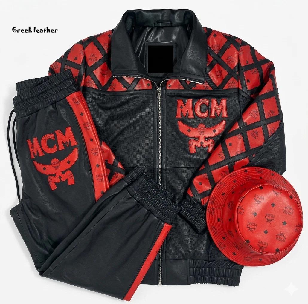 Mcm Leather Biker Suit - Etsy
