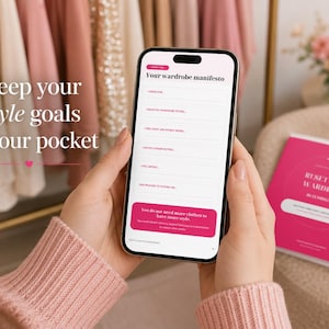 Reset je garderobe in 15 minuten | Werkboek Modepsychologie | Afdrukbare pdf-garderobeplanner