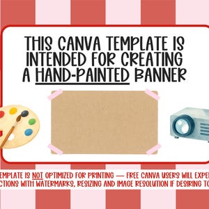 Happy Valentine's Day Banner Template Mockup | Valentine's Party Decor | Galentine's Coquette Theme | Editable Canva Digital Download image 2
