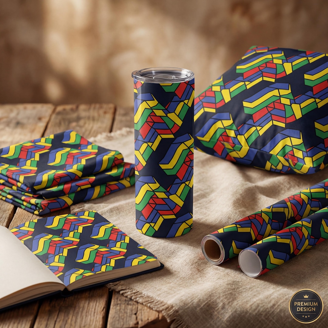Arcade Wave Seamless Textile 3x3 Pattern Retro 80s Geometric Design - Etsy
