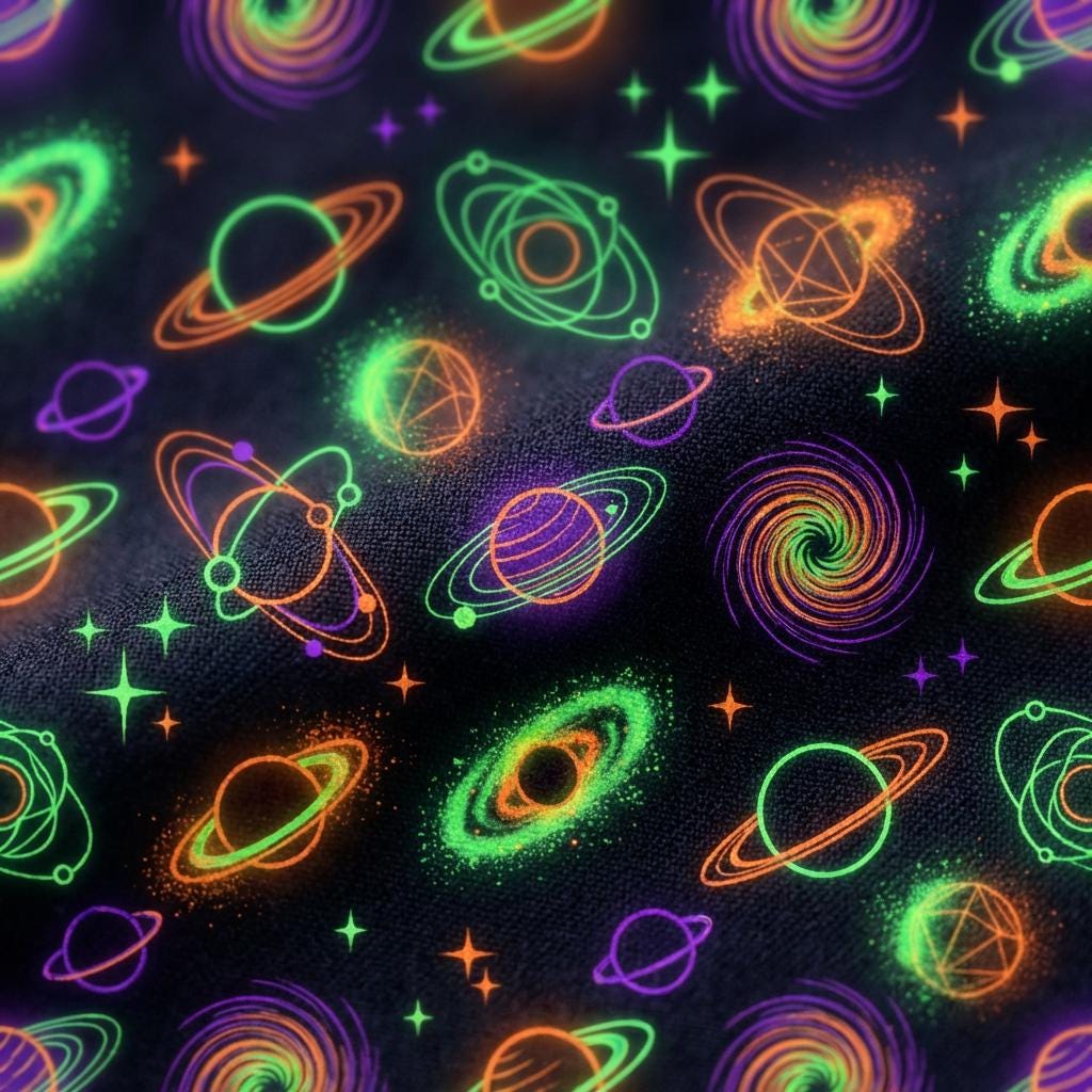 80s Retro Neon Arcade Carpet Seamless Pattern Digital Gaming Floor ...
