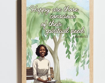 2026 Yeartext JW Scripture Spiritual Quote (Digital Download)