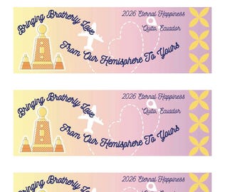 2026 Eternal Happiness JW Convention Bookmark, Quito Ecuador (Digital Download)