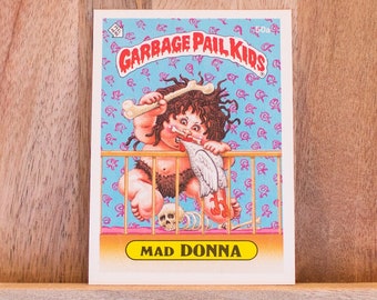 1985 Garbage Pail Kids Card, Mad Donna, 2nd Series 50a, Lot 155, Mint Condition