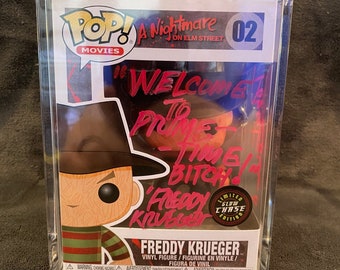 Robert Englund Signed Freddy Krueger Glow Chase Funko POP