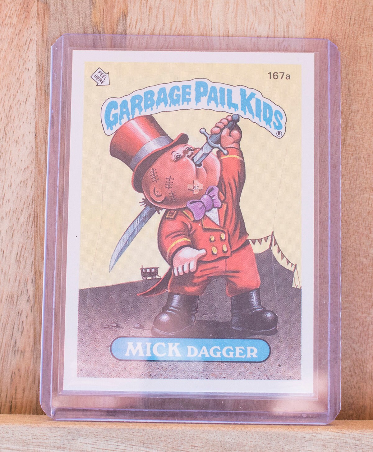 1986 Garbage Pail Kids Card, Mick Dagger, 5th Series 167a, Lot 42, Mint ...