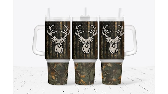 American Flag Hunter Tumbler