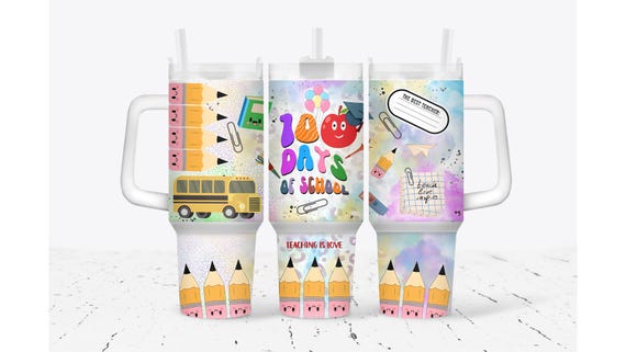 100 Days Of School Tumbler