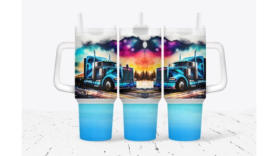 Trucker/Big Rig Tumbler