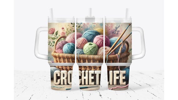 Crochet Life Tumbler