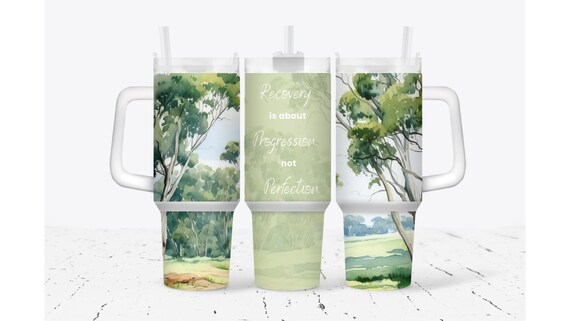 Recovery Is About Progression Not Perfection Tumbler