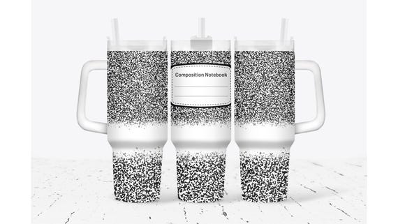 Composition Notebook Tumbler