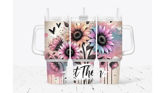 Let Them Sunflower Tumbler