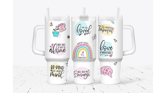 Mental Health Matters Positive Affirmation Tumbler