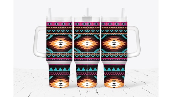 Aztec Pattern Tumbler
