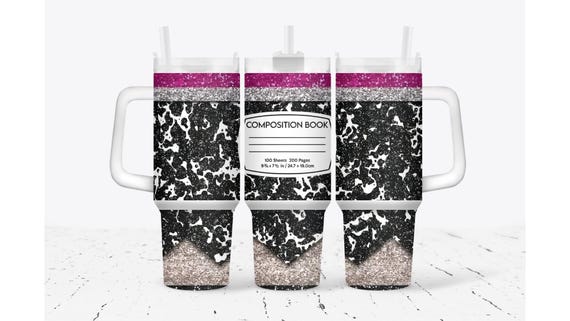 Composition Book Tumbler