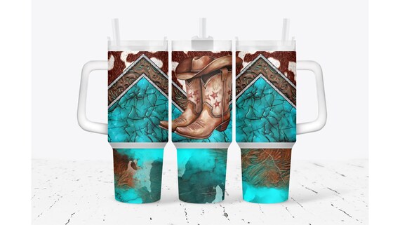 Cowboy/Cowgirl Boots Tumbler