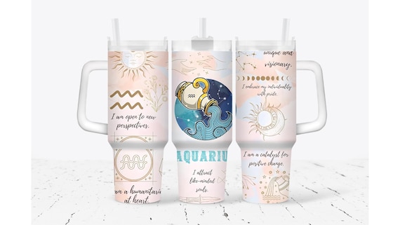 Aquarius Pink Tumbler