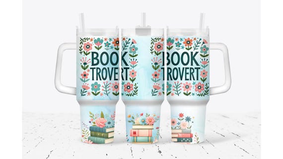 Booktrovert Tumbler