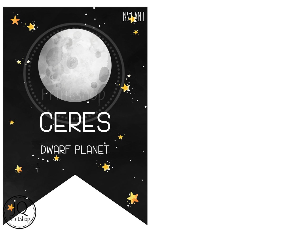 Printable Space Banner Space Theme Party Banner Etsy