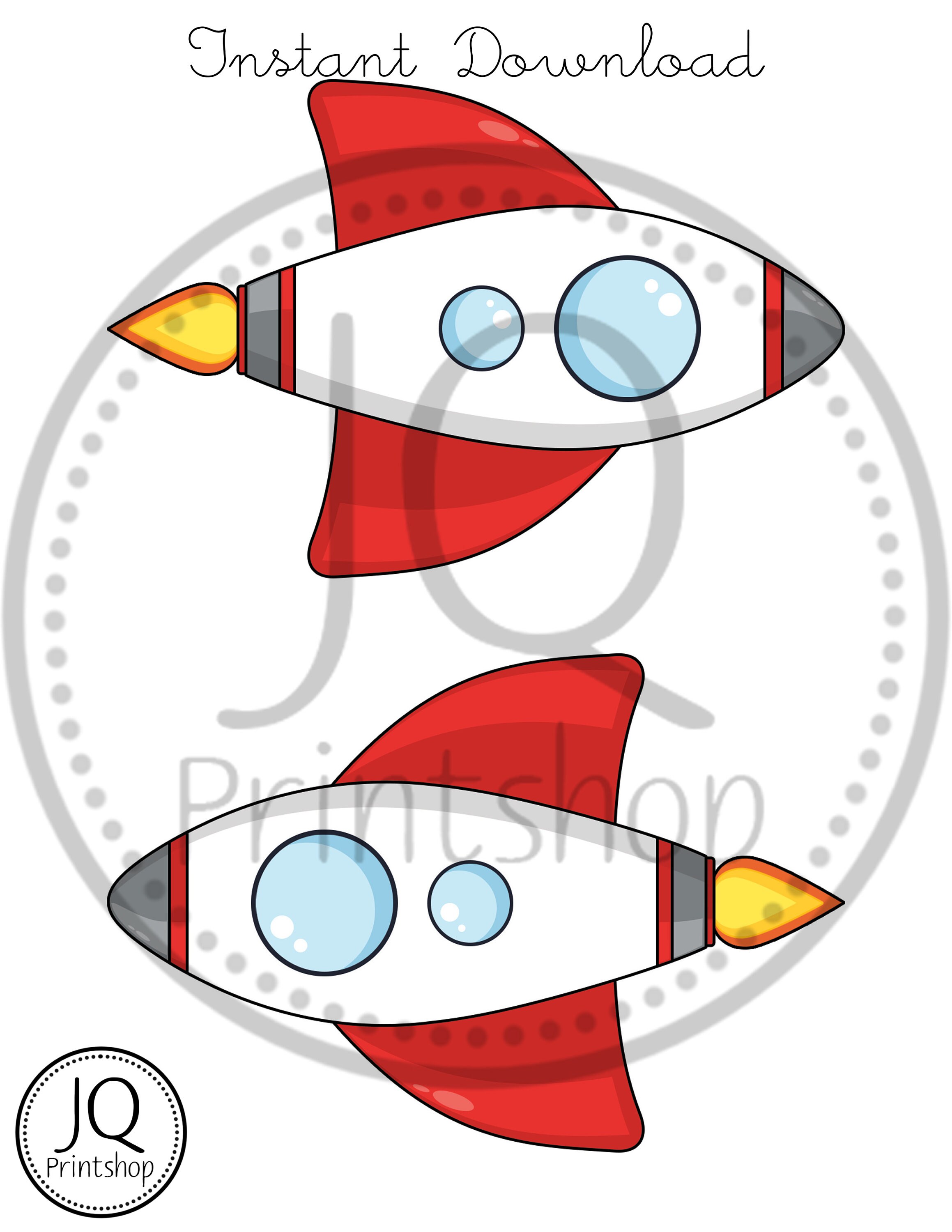 Printable Astronaut Printable Rocket Space Theme Birthday - Etsy
