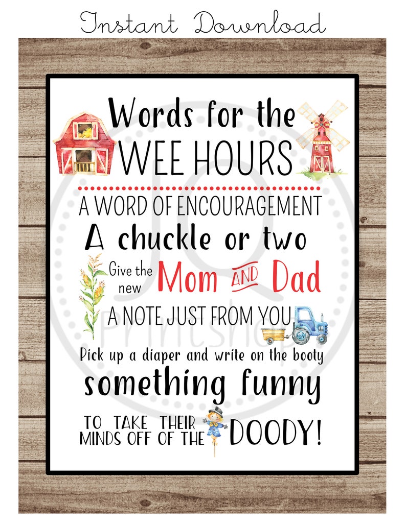 Printable Words For The Wee Hours Sign Baby Shower Game Baby Etsy printable-words-for-the-wee-hours-sign-baby-shower-game-baby-etsy