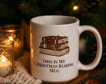 Taza de lectura navideña: un regalo acogedor para los amantes de la lectura