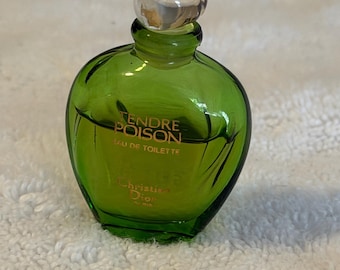 Vintage 1994 Christian Dior Tendre Poison Perfume Miniature 5ml EDT | Rare Discontinued Dior Fragrance