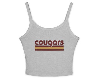 RETRO Cougars Crop Tank