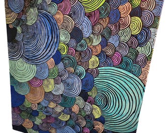 Swirl Series #3, Original Acrylic Artwork - "Overcome, Buried, Abandoned"