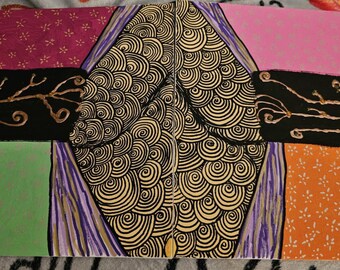 Swirl Series, Original Acrylic Artwork - "Exposed"