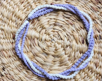 Crown Flower & Pikake 3 Strand Lei