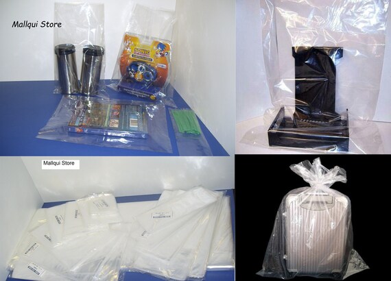 100 Small Clear Polythene Plastic Bags 15" x 20" *Free P&P* packaging/packing 
