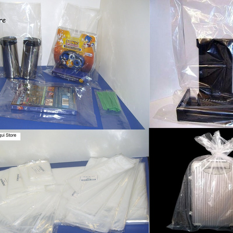 Clear Poly Bags - Etsy