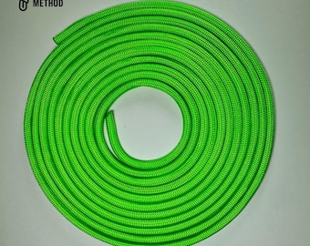Paracord 550 verde neón: cordón duradero para manualidades, fabricado en EE. UU.