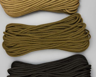 Cuerda de paracaídas Mil-Spec 550 MIL-C-5040H / Cuerda Atwood / Fabricada en EE. UU. / Elija color y longitud