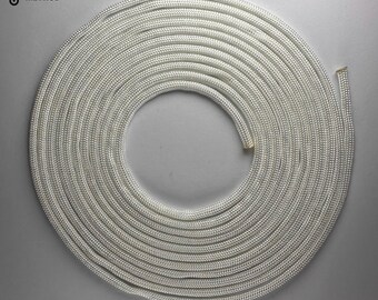 Paracord 550 blanco: cordón duradero para manualidades, fabricado en EE. UU.