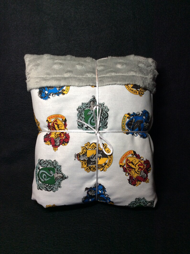 Harry Potter hogwarts baby blanket