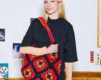 IN THE TAS Gehaakte draagtas oma beginner