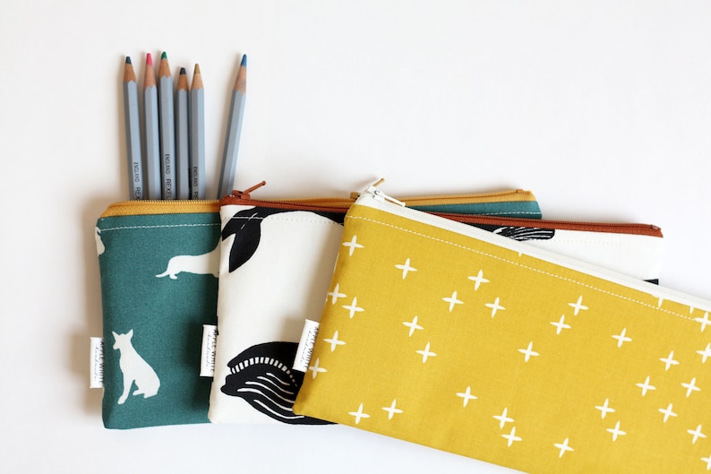 Pencil Pouch Animal Pencil Pouch Pencil Case Zipper Pouch Etsy