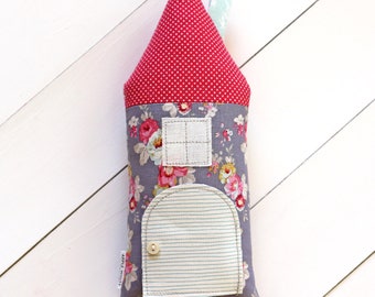 Tooth Fairy Pillow, Tooth Fairy House, Fairy Door,  Kids, Children Toy Fairy Door Keepsake, Pretend Play, Imaginative Play, Stuffed Toy