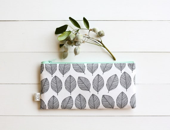 Zipper Pouch Pencil Pouch Pencil Case as Seen on West Elm