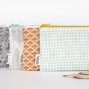 Pocket Pencil Case / Pen Case / Pencil Pouch / Pen Pouch / Zipper Pouch /  Zipper Bag / Makeup Bag / Makeup Pouch / Office, School Supplies 