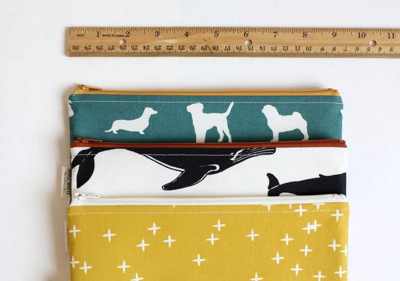 Pencil Pouch Animal Pencil Pouch Pencil Case Zipper Pouch Etsy