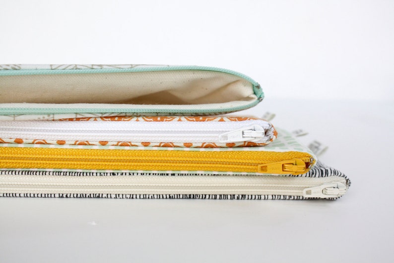 Zipper Pouch, Pencil Pouch, Pencil Case, As Seen On West Elm, College, Kids, School Supplies, Teens, Women, Organize image 4