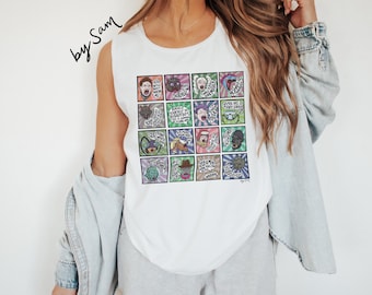 Camiseta sin mangas Comfort Colors con ilustración de fan art/cómic de Carl de Dungeon Crawler