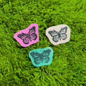 Extra small, Butterfly Sticker, laptop decal, hat patch, stanley cup sticker