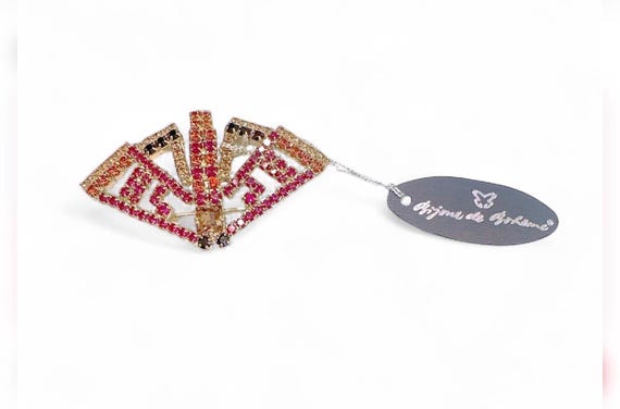 NWT Vintage Bijoux de Bohême Butterfly Brooch Swarovski Crystals Rare Designer Insect Pin MCM Retro Whimsical Statement Gift For Her View 6